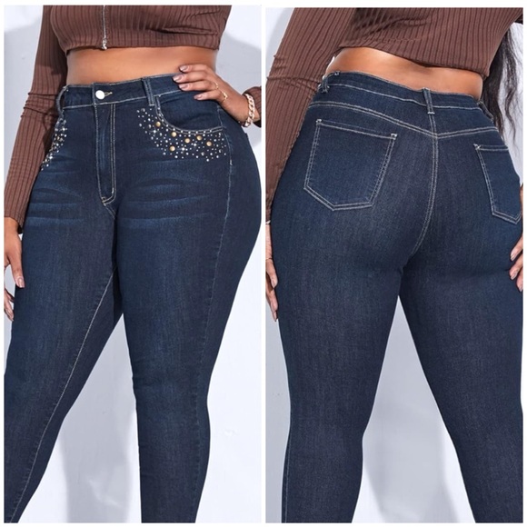 Style & Co. Denim - Blue Embellished Women's Jeans 10